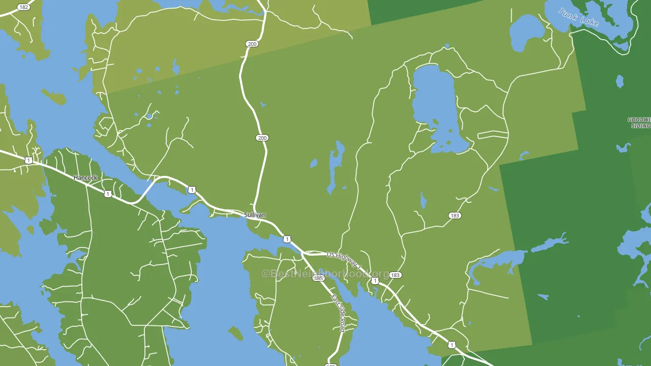 04664, ME block-group voter-turnout map