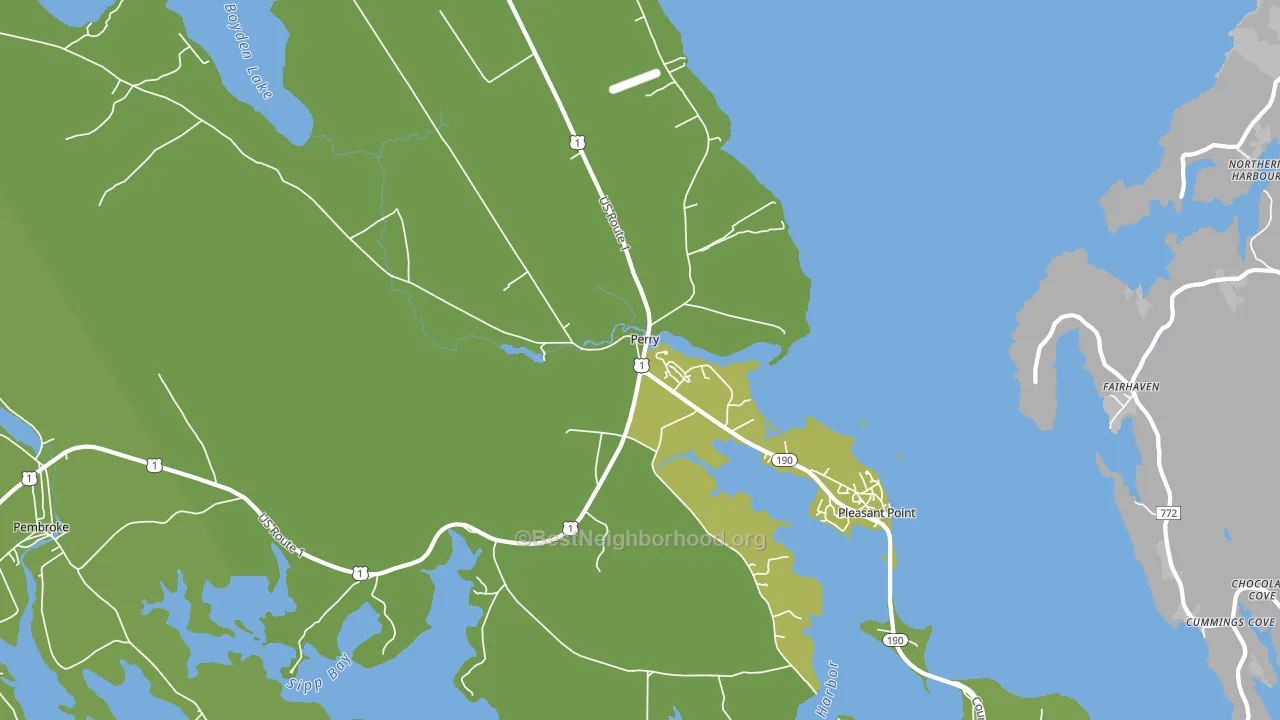 04667, ME block-group voter-turnout map