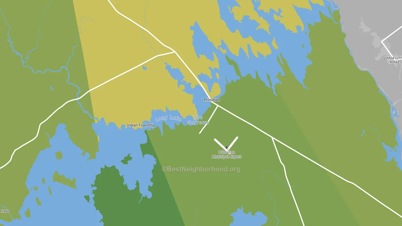 04668, ME block-group voter-turnout map