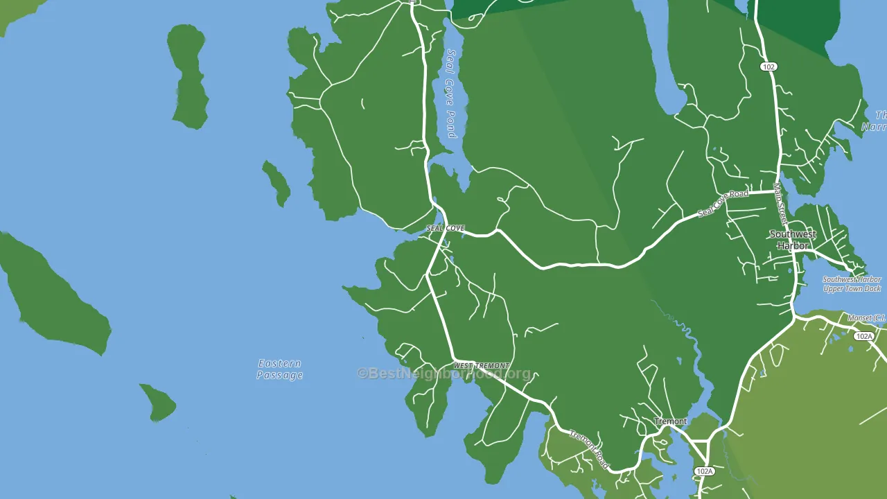 04674, ME block-group voter-turnout map