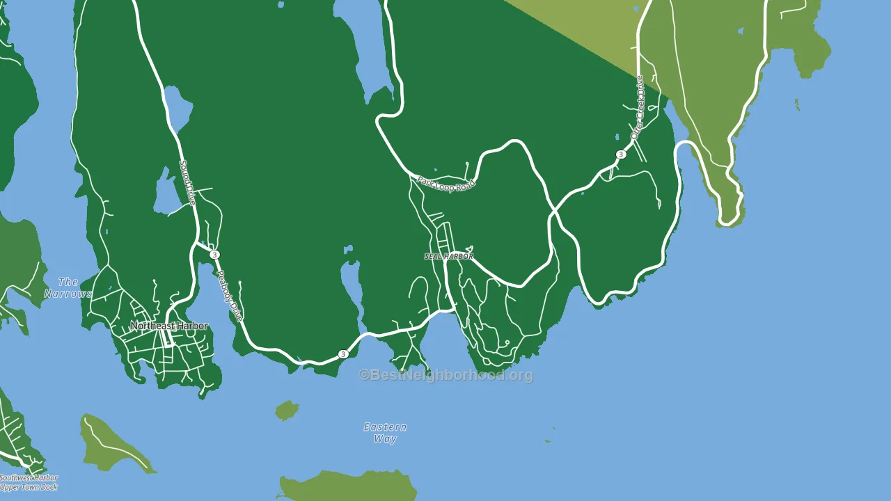 04675, ME block-group voter-turnout map