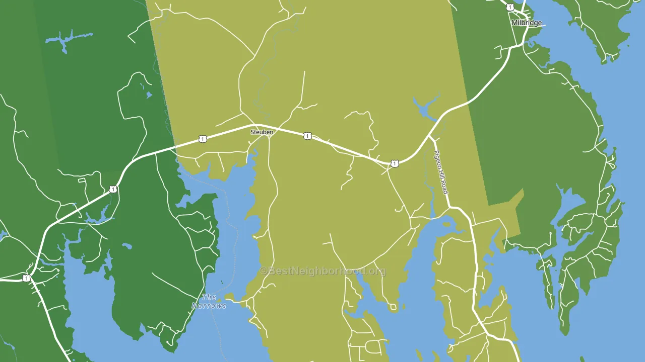 04680, ME block-group voter-turnout map