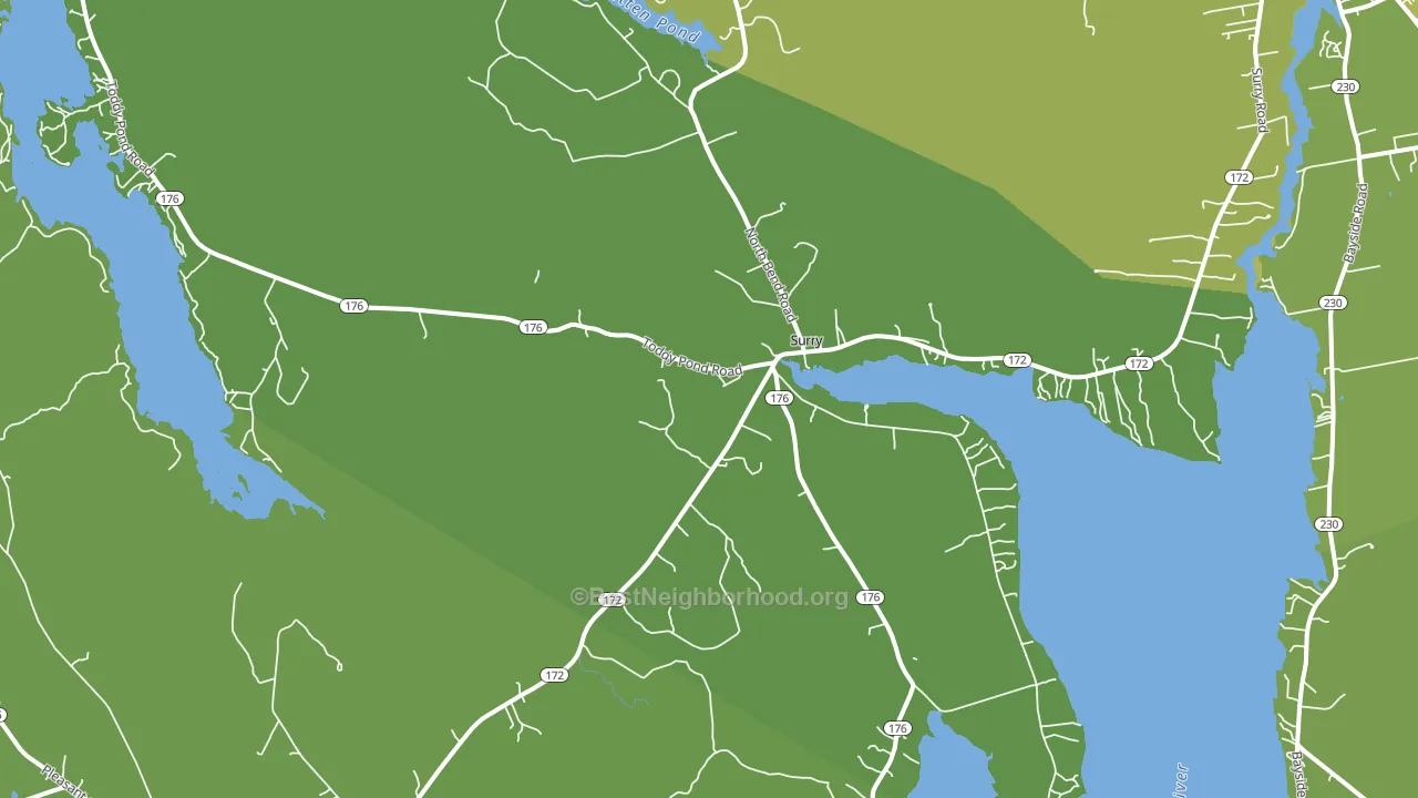 04684, ME block-group voter-turnout map