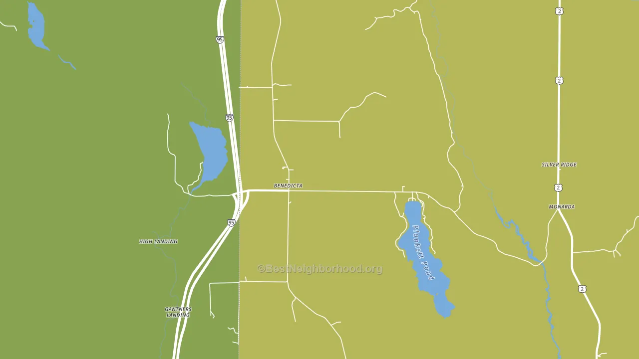 04733, ME block-group voter-turnout map