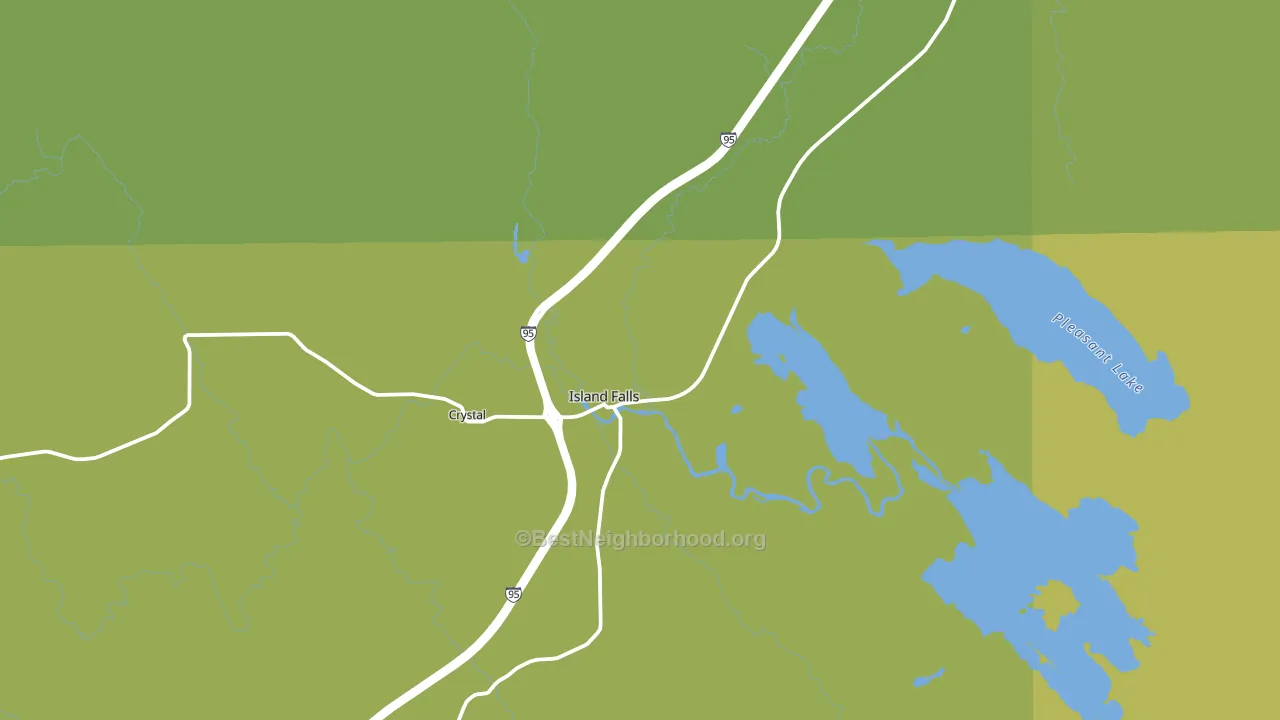 04747, ME block-group voter-turnout map