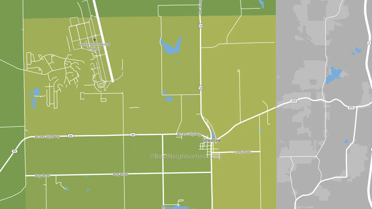 04750, ME block-group voter-turnout map