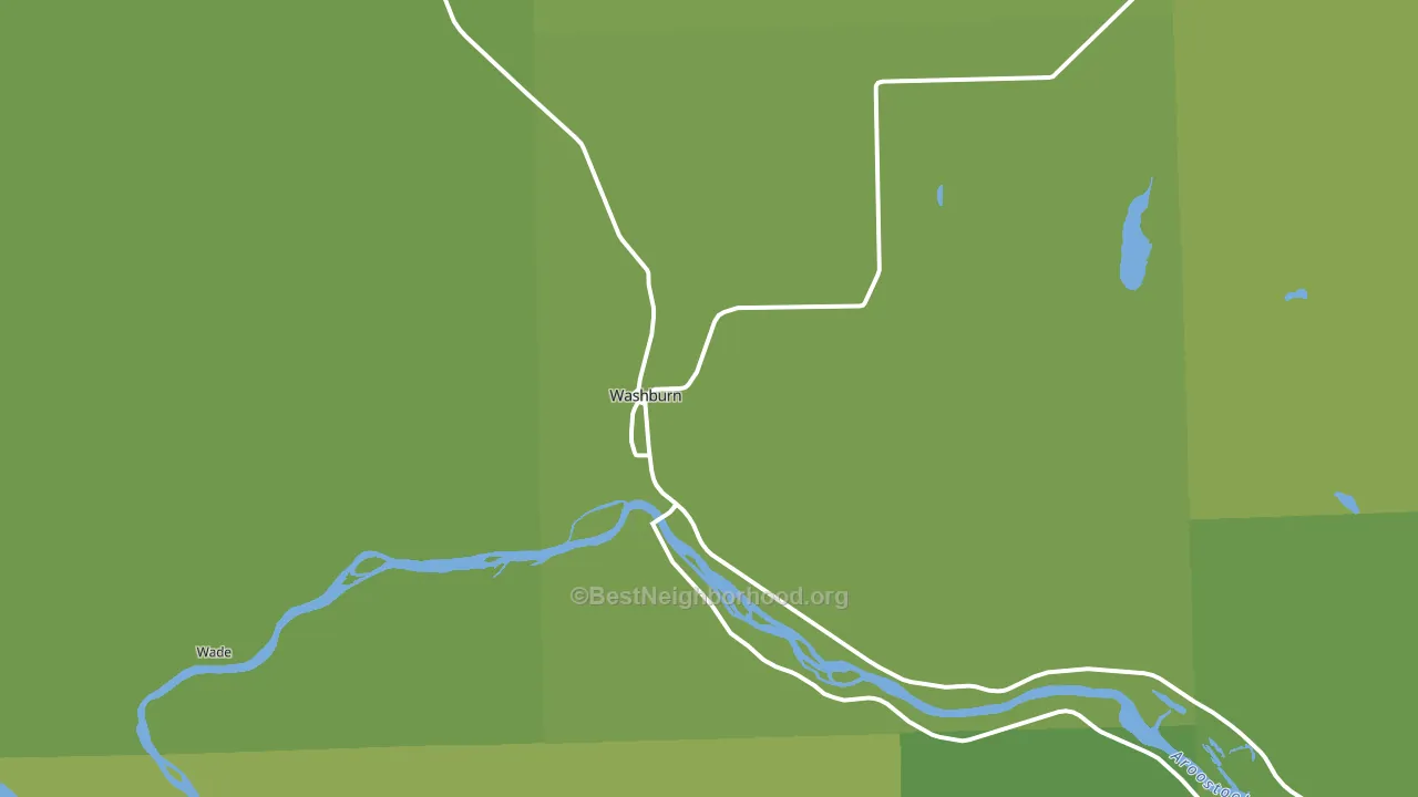 04786, ME block-group voter-turnout map