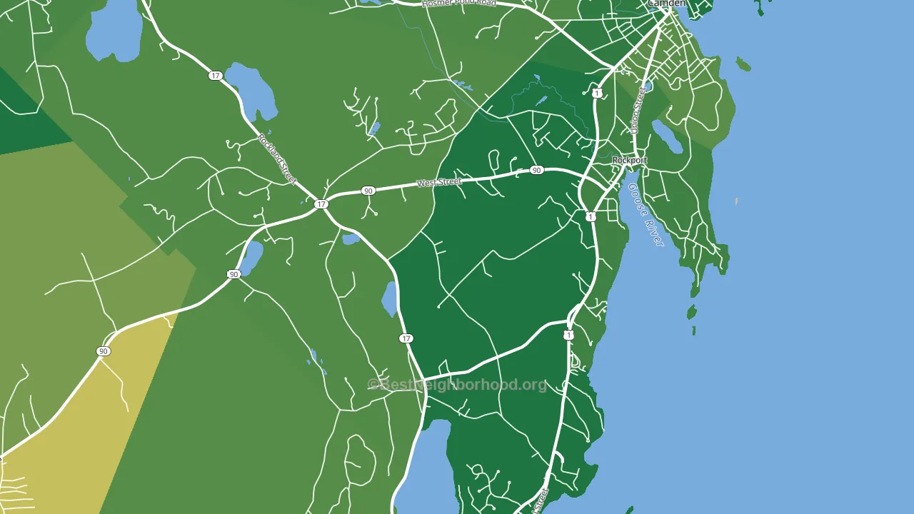 04856, ME block-group voter-turnout map