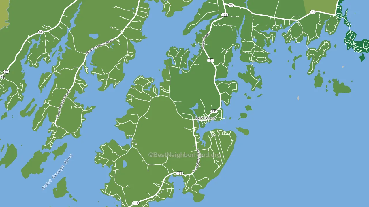 04860, ME block-group voter-turnout map