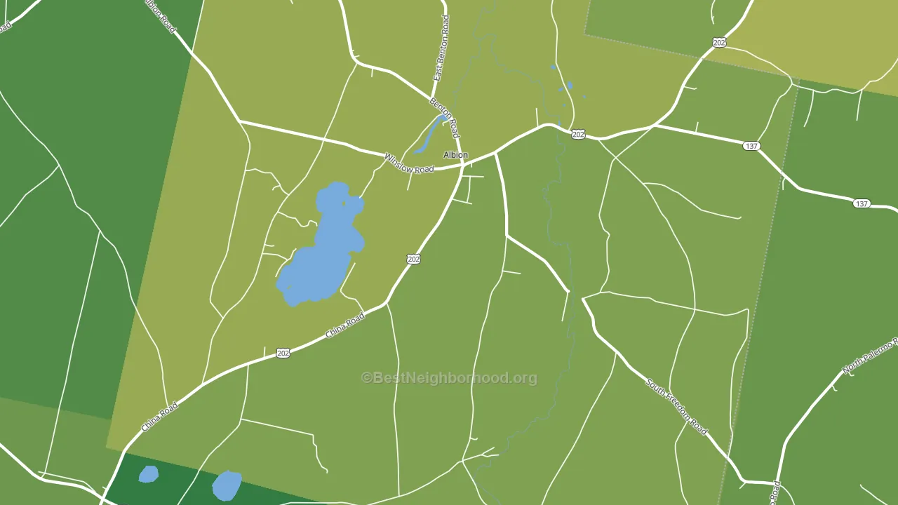 04910, ME block-group voter-turnout map