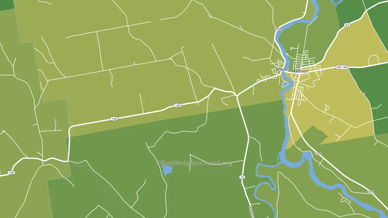04911, ME block-group voter-turnout map