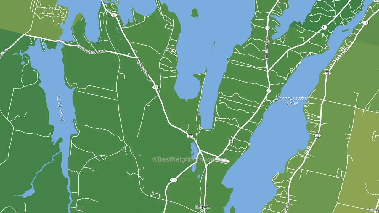 04917, ME block-group voter-turnout map