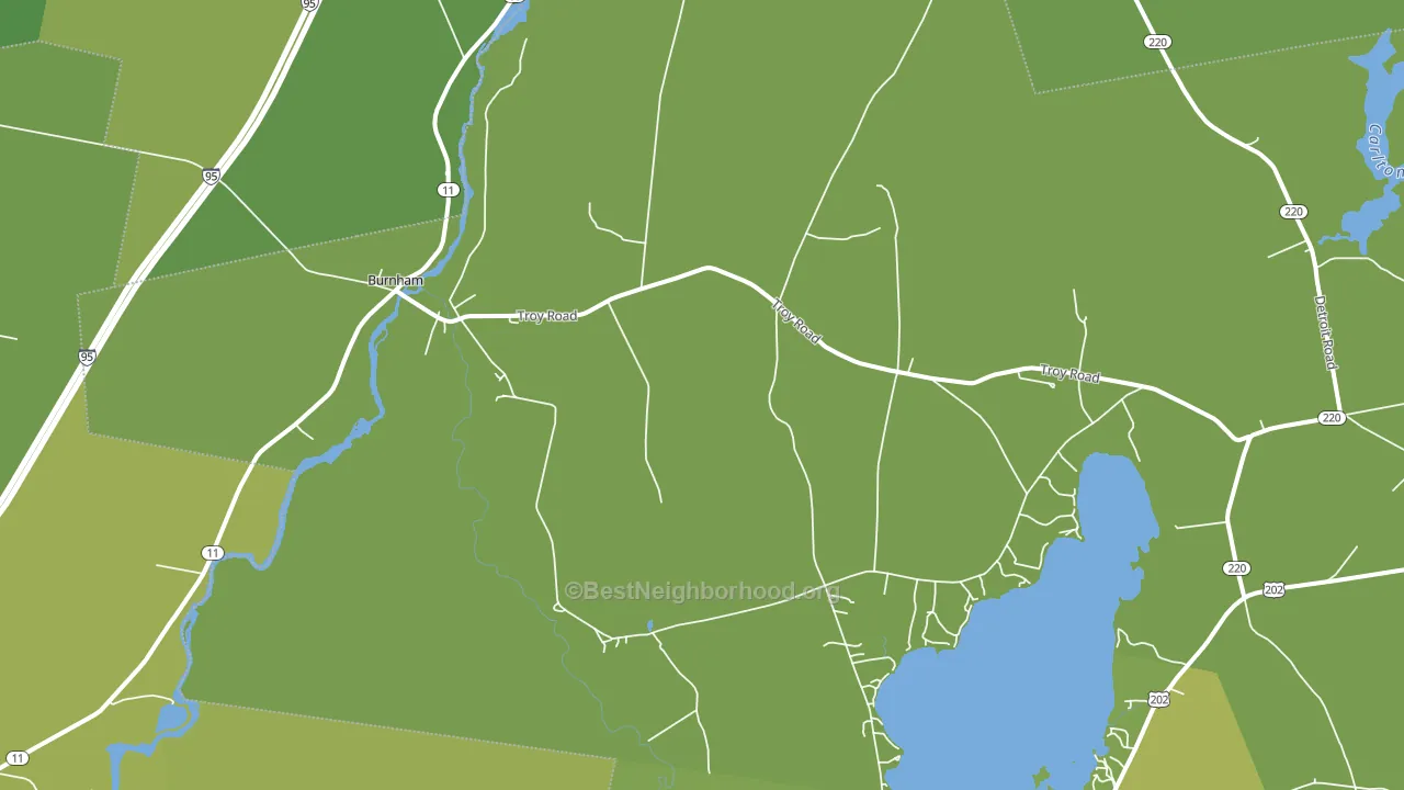 04922, ME block-group voter-turnout map