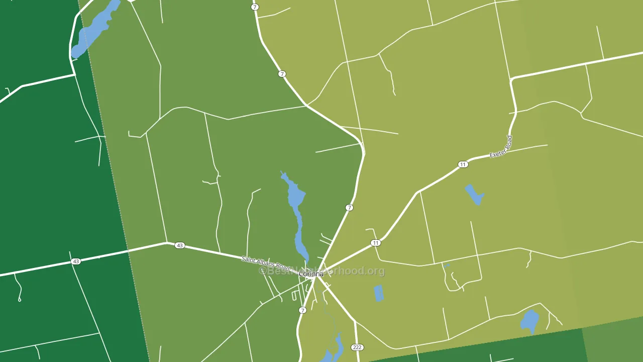 04928, ME block-group voter-turnout map