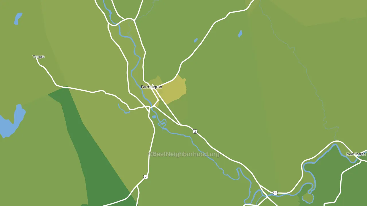 04938, ME block-group voter-turnout map