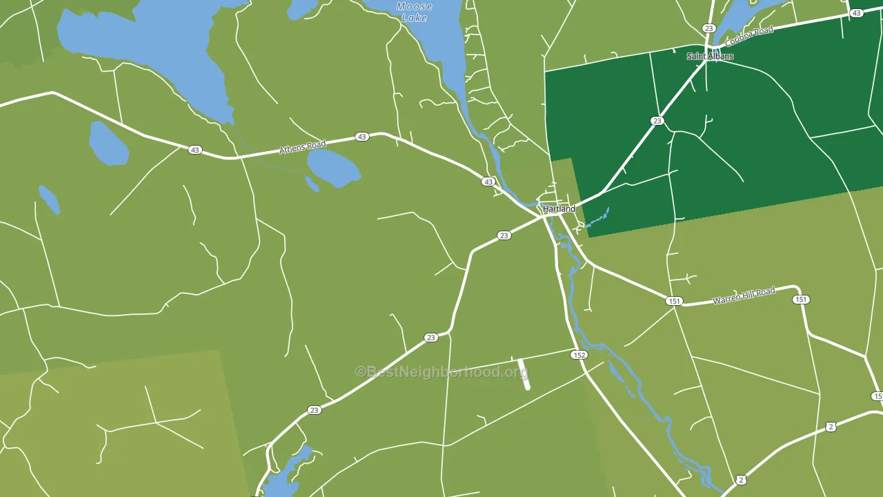 04943, ME block-group voter-turnout map