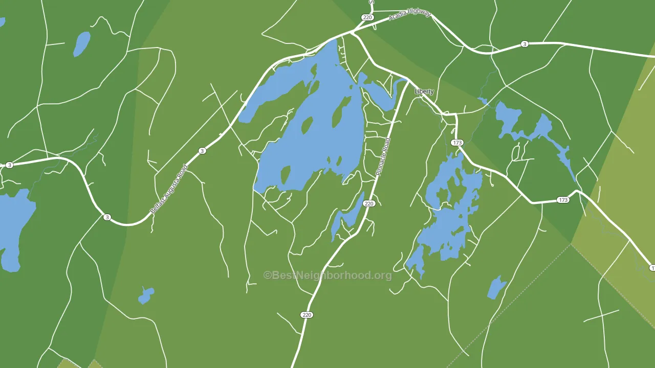 04949, ME block-group voter-turnout map