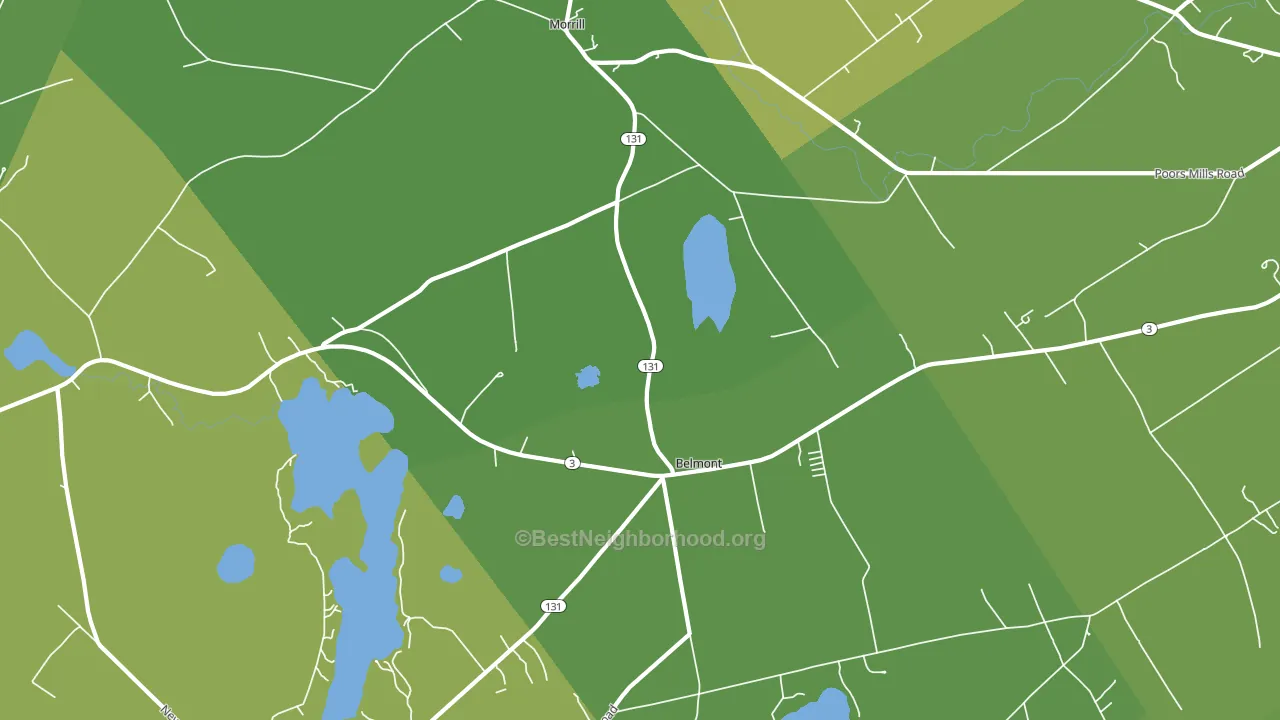 04952, ME block-group voter-turnout map