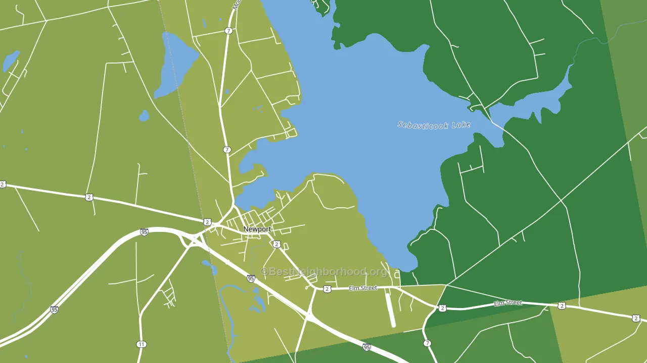 04953, ME block-group voter-turnout map