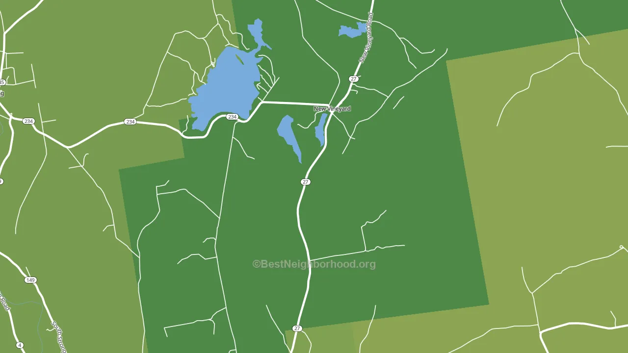 04956, ME block-group voter-turnout map