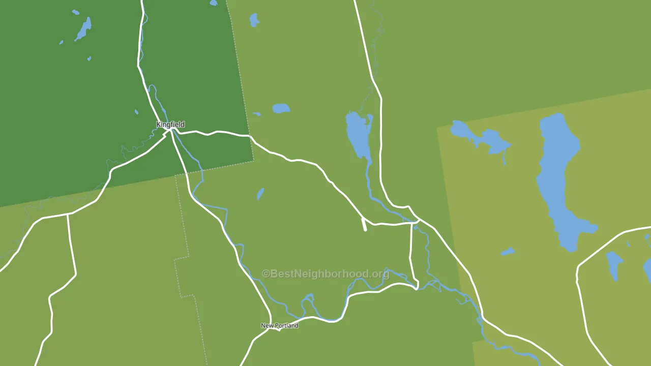 04961, ME block-group voter-turnout map