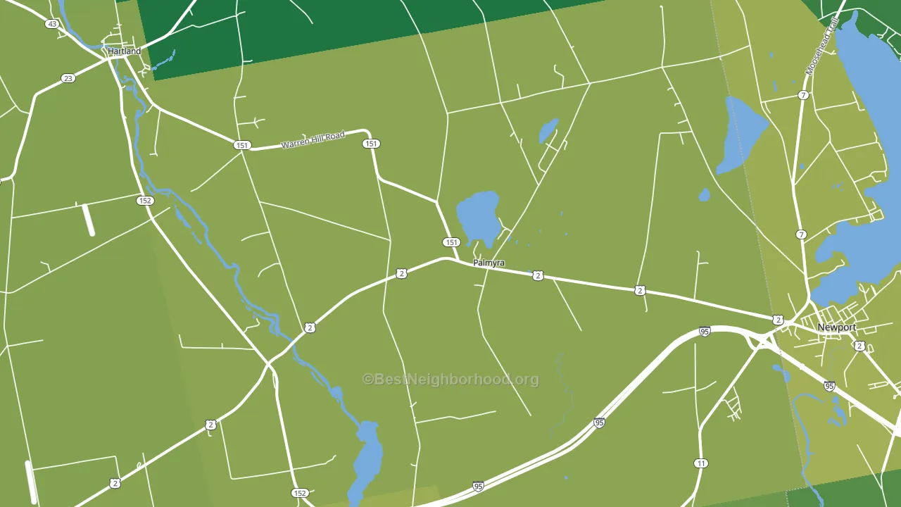 04965, ME block-group voter-turnout map