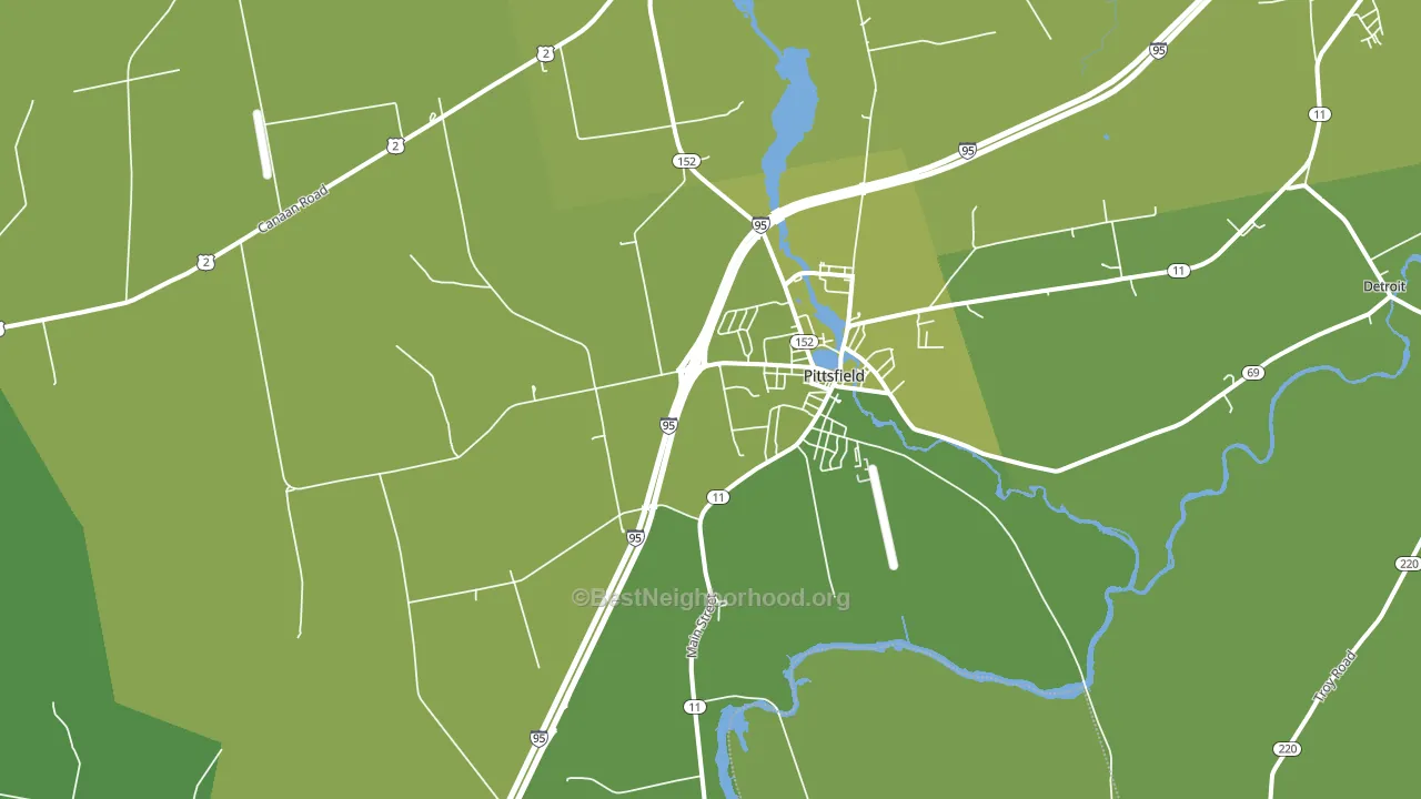 04967, ME block-group voter-turnout map
