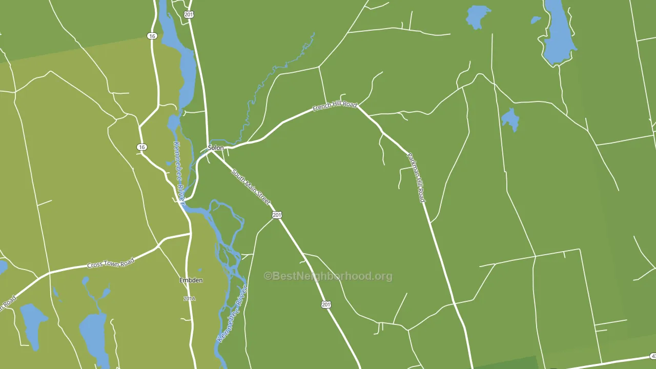 04979, ME block-group voter-turnout map