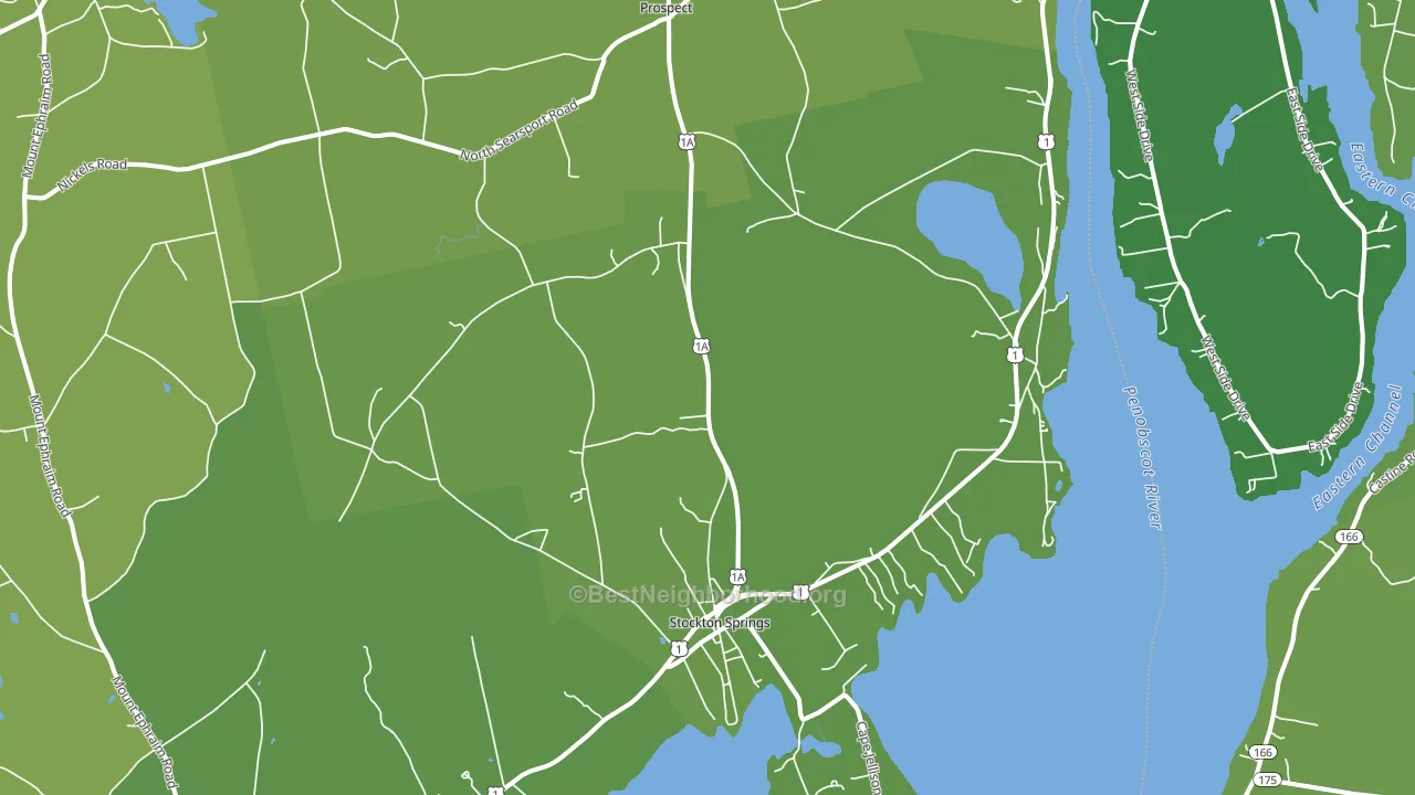 04981, ME block-group voter-turnout map