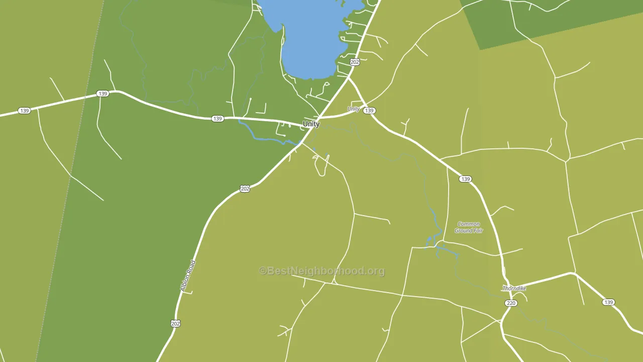 04988, ME block-group voter-turnout map