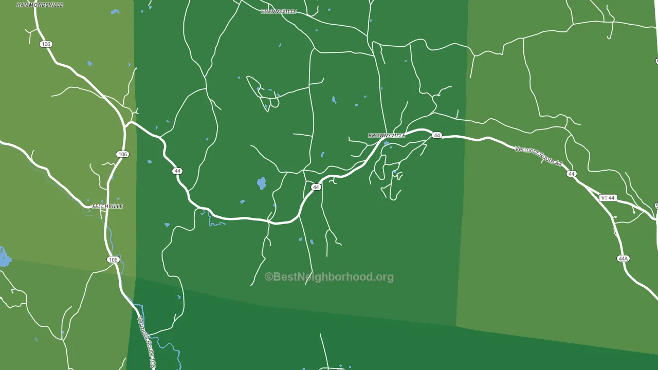 05037, VT block-group voter-turnout map