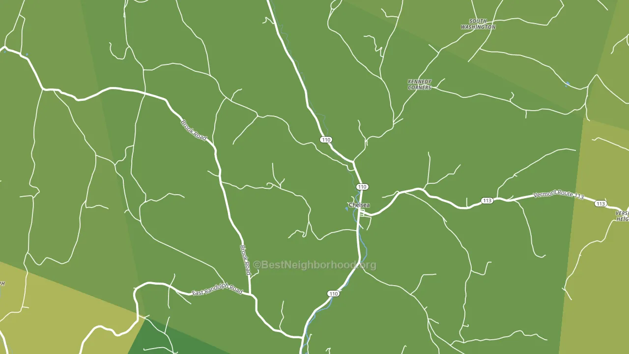 05038, VT block-group voter-turnout map