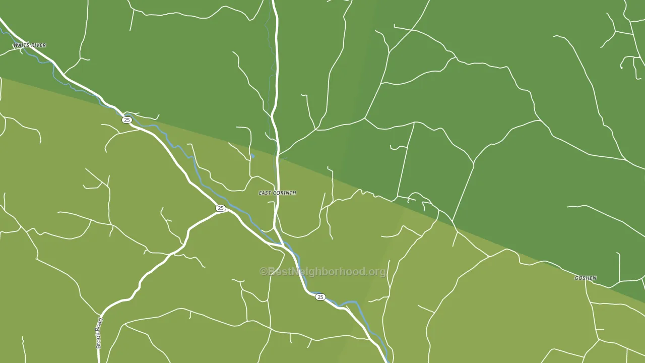 05040, VT block-group voter-turnout map