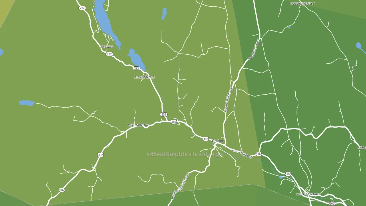 05046, VT block-group voter-turnout map