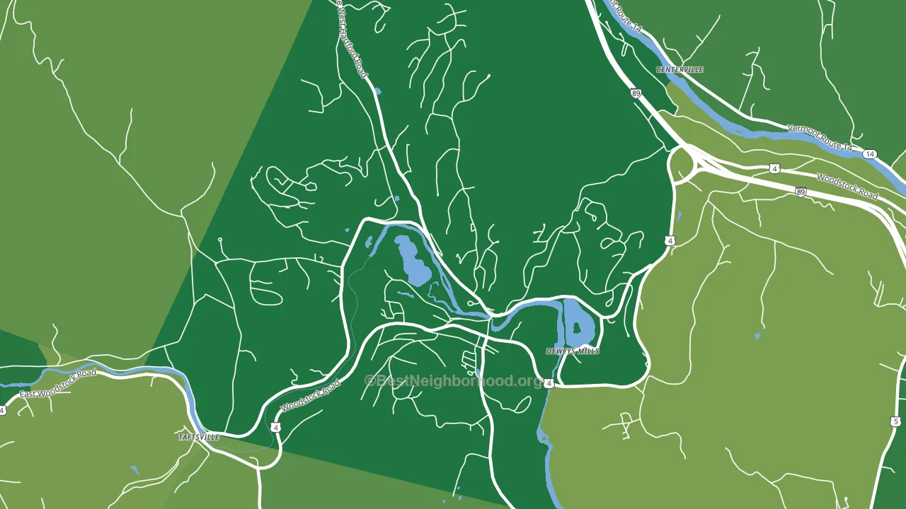 05059, VT block-group voter-turnout map