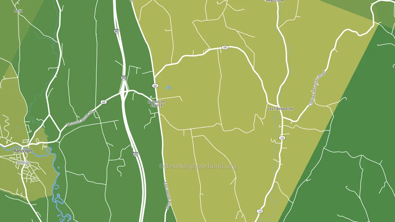 05061, VT block-group voter-turnout map