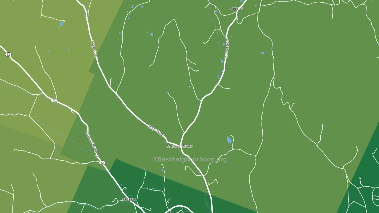 05067, VT block-group voter-turnout map