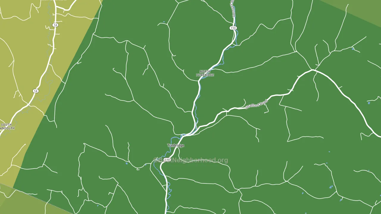 05077, VT block-group voter-turnout map