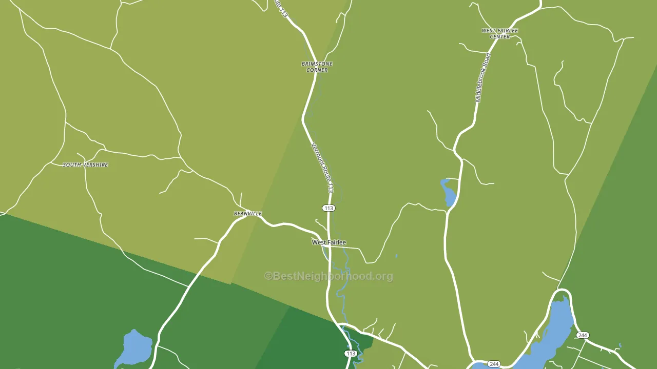 05083, VT block-group voter-turnout map