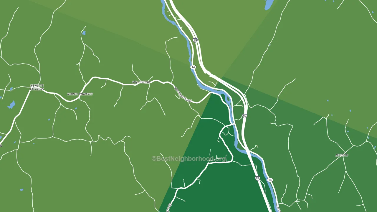 05084, VT block-group voter-turnout map