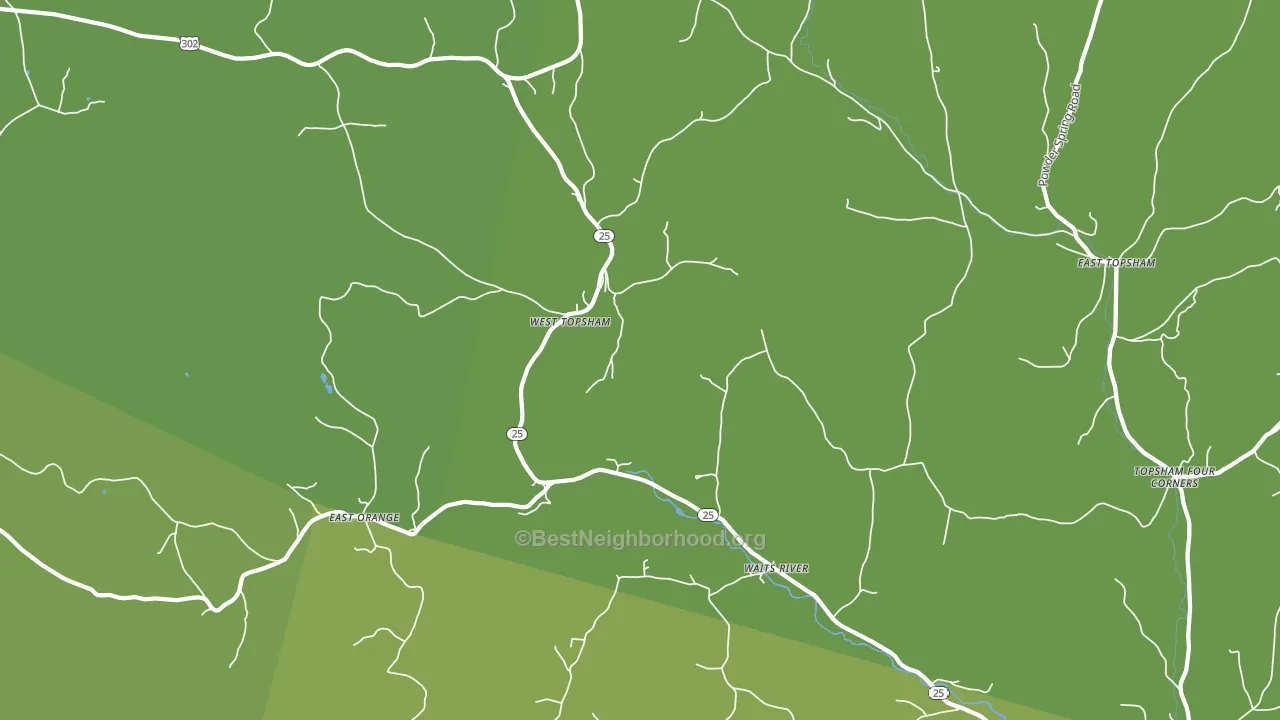 05086, VT block-group voter-turnout map