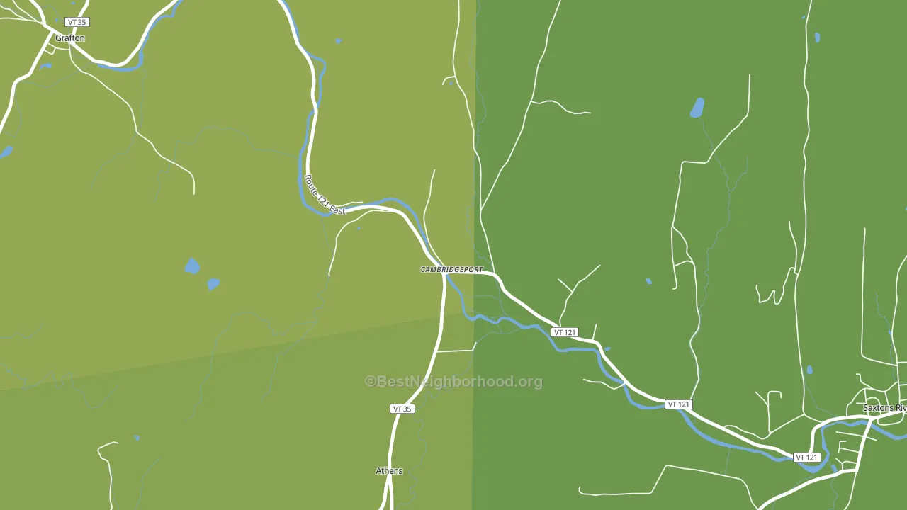 05141, VT block-group voter-turnout map
