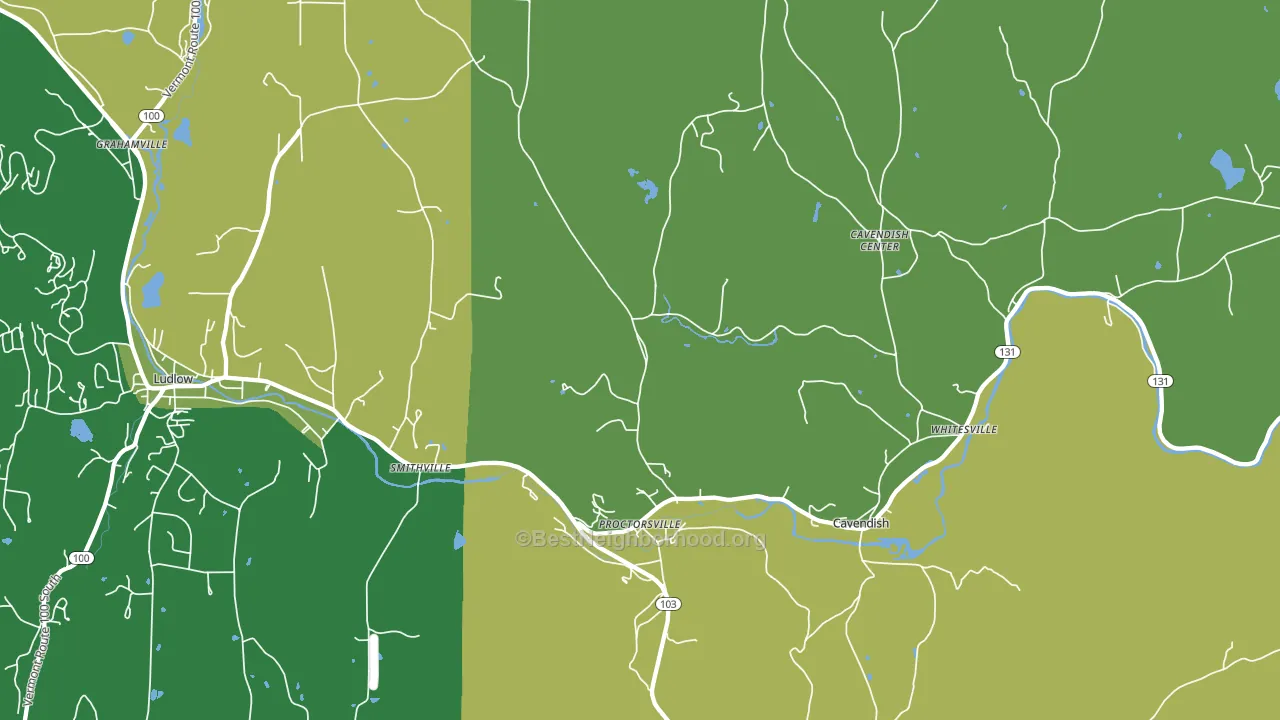 05153, VT block-group voter-turnout map