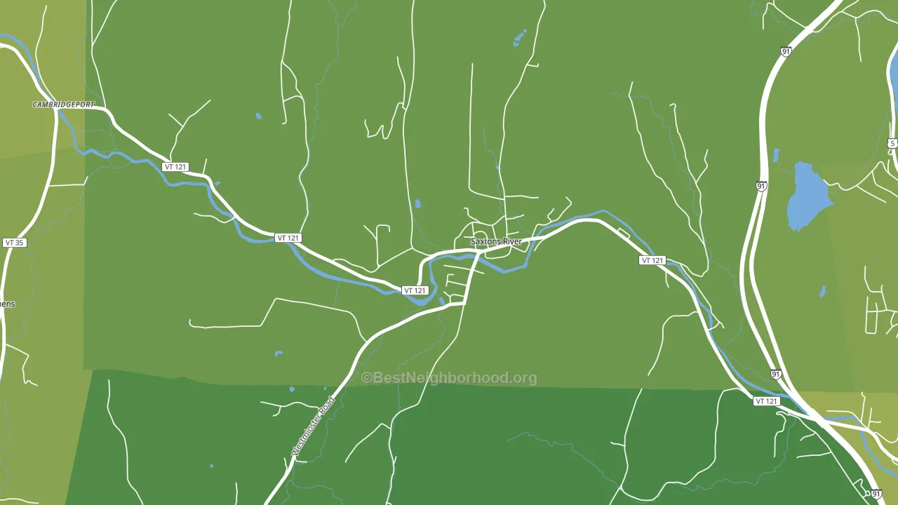 05154, VT block-group voter-turnout map
