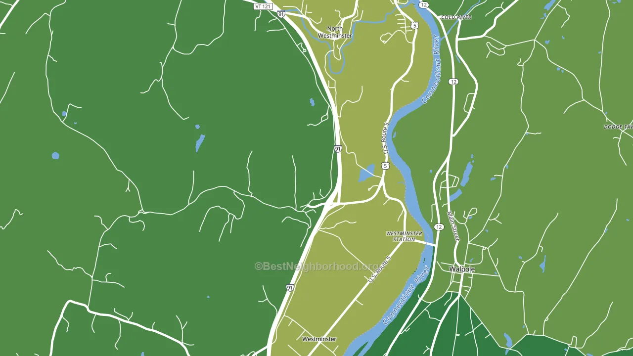 05158, VT block-group voter-turnout map