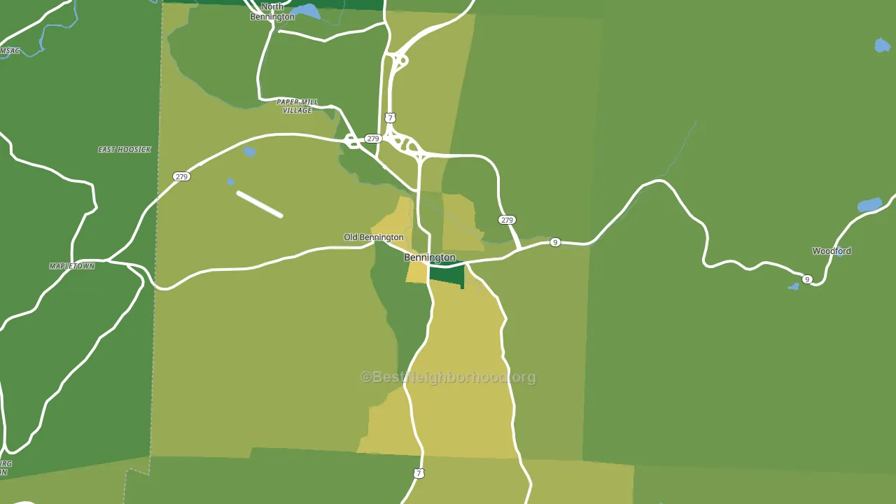 05201, VT block-group voter-turnout map