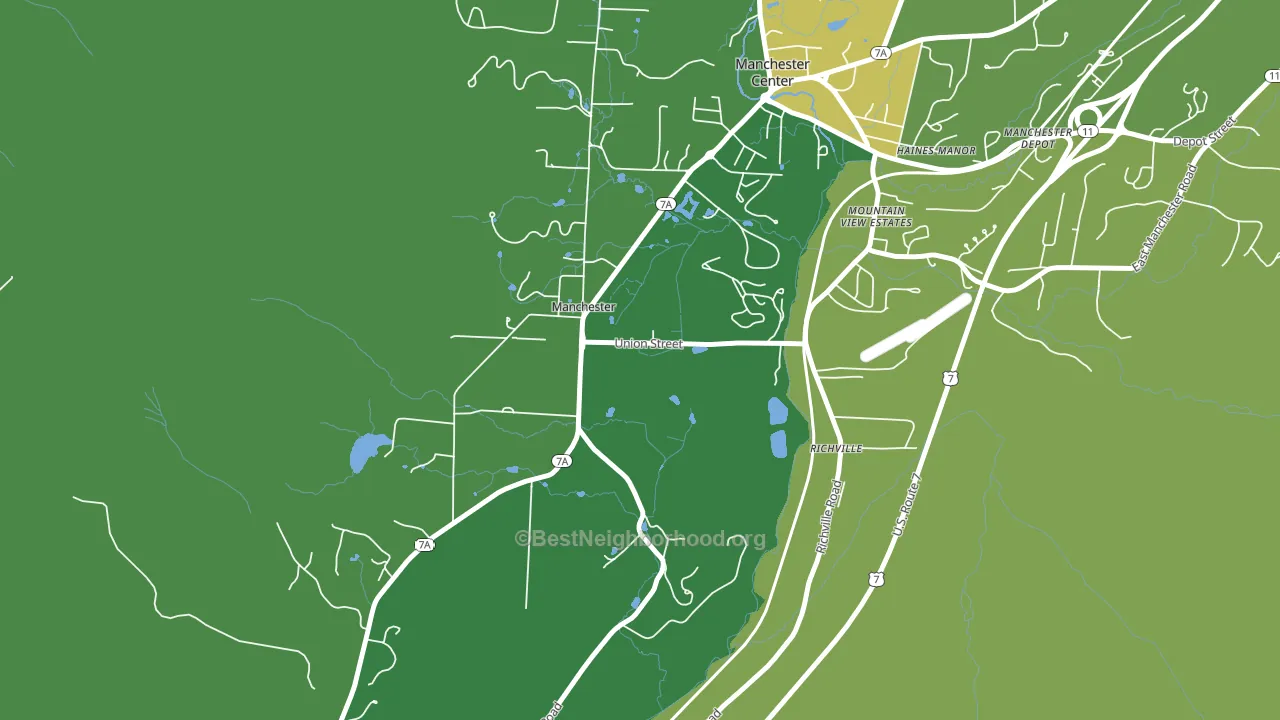 05254, VT block-group voter-turnout map