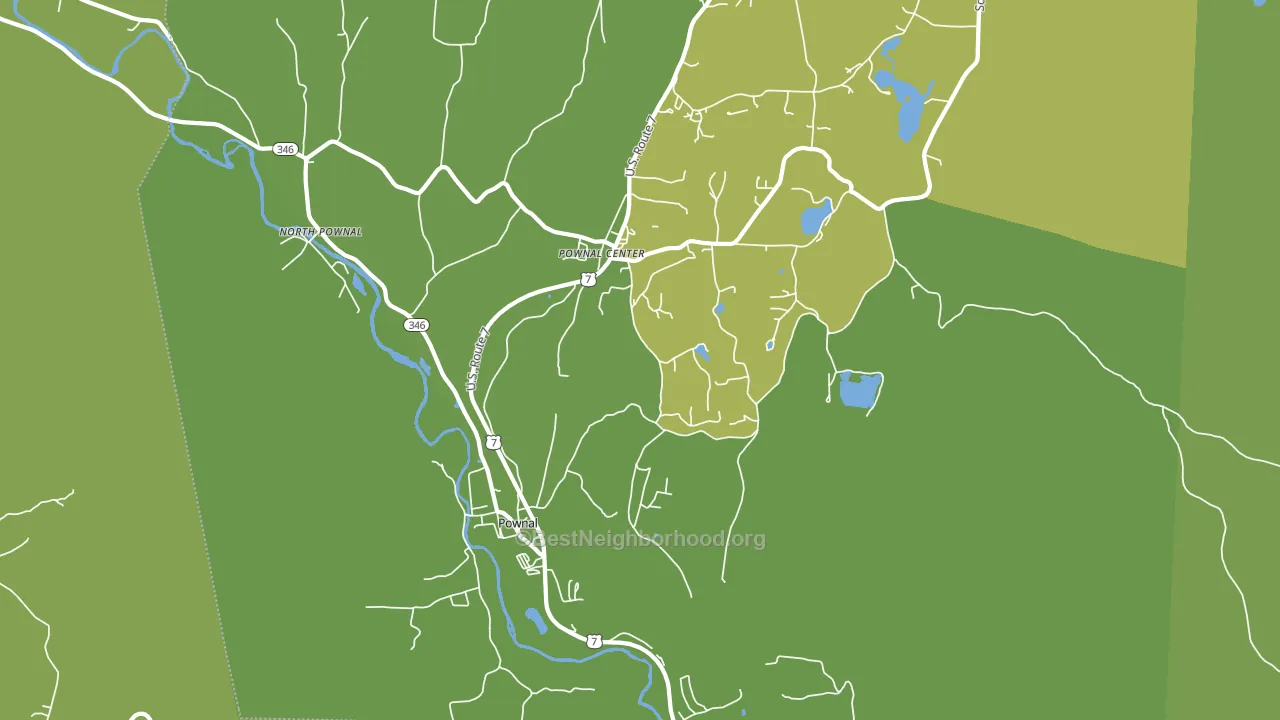 05261, VT block-group voter-turnout map