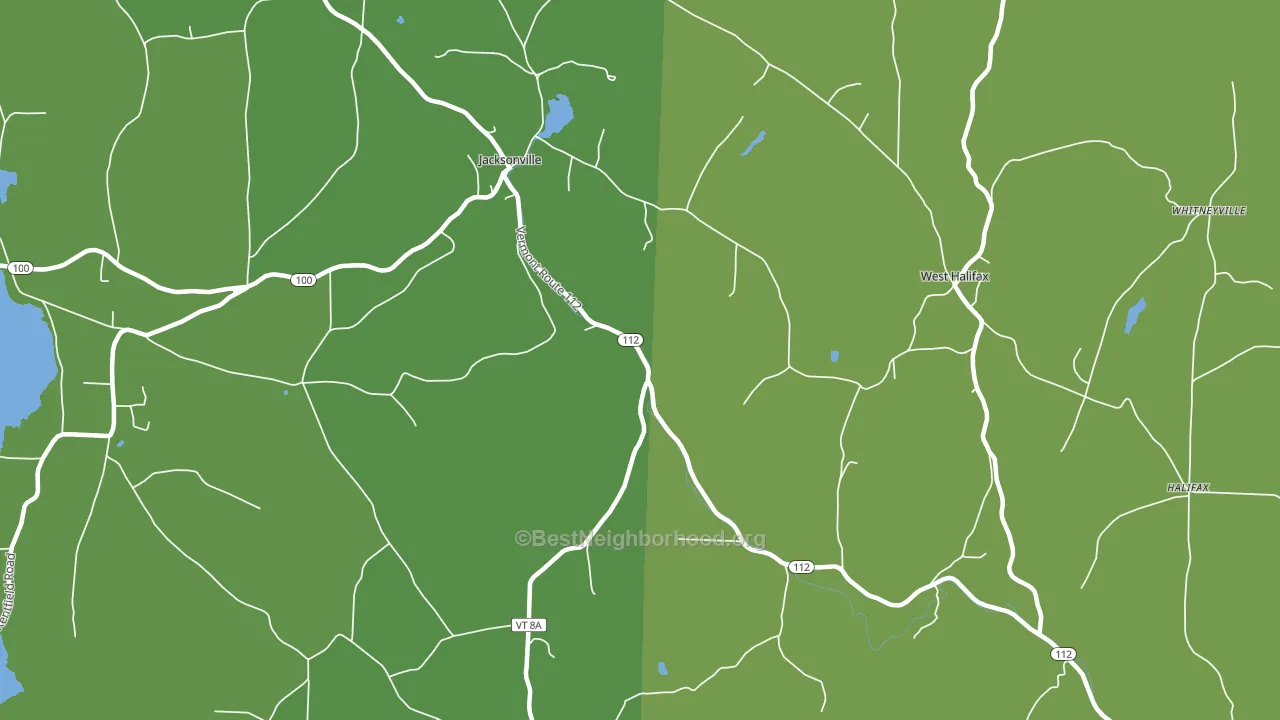 05342, VT block-group voter-turnout map