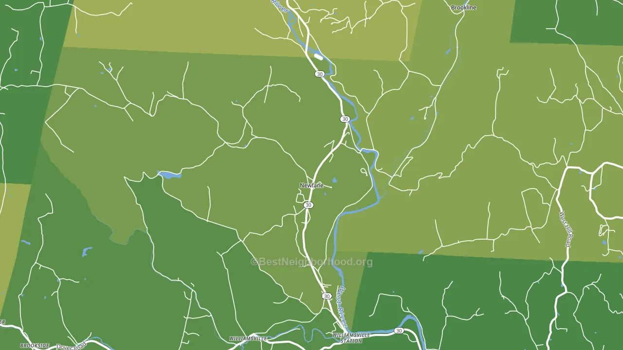 05345, VT block-group voter-turnout map